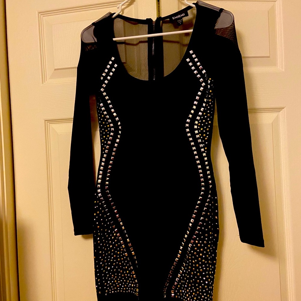 Bebe black cocktail dress